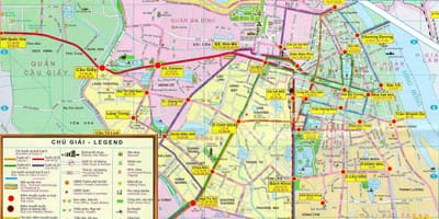Mapa hanoi javnog prevoza